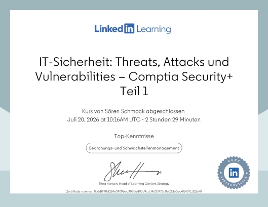 IT-Sicherheit: Threats, Attacks und Vulnerabilities – Comptia Security+ Teil 1